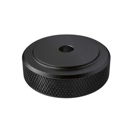 Dynavox Set of 4 Midi Aluminium Feet for HiFi Devices such as Speakers, Amplifiers and Turntables Black Anodised