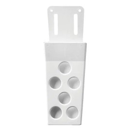 Diken Porta Cuchillos Plástico 3 A 6 Con Sujetador Blanco