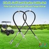 10L0L Golf Cart Brake Cable Set Compatible with Club Car