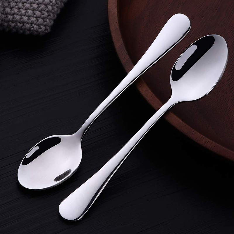 Meisha 12-Piece Coffee Spoons, 4.4-Inch Stainless Steel Mini Demitasse Espresso