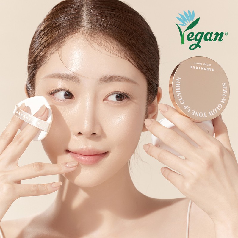 MARSHIQUE Serum Glow Tone Up Cushion 12g - MARSHIQUE Serum