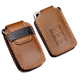 ontto key case fit for Lexus IS ES GS LX NX RC RX GS-F IS-F RC-F IS200 IS250 IS300 NX300h LX570 RX350 RX450h LS460 LX570 Leather Remote Key Fob Cover Keyring Accessories keychain key holder Brown A