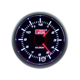 Auto Gauge 52PKWAB-02 Additional Meter Clock with Amber Red LED Switching Function PK Series