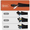 shinfly 6 mm-10 m Cable Sleeve, Self-Closing Cable Duct, Cable