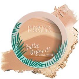 Physicians Formula, Butter Believe It! Face Powder, Pressed Makeup Powder with Soft Texture, with Murumuru, Cupuaçu and Tucuma Butter, Essential Fatty Acids and Pro Vitamins, Creamy Natural