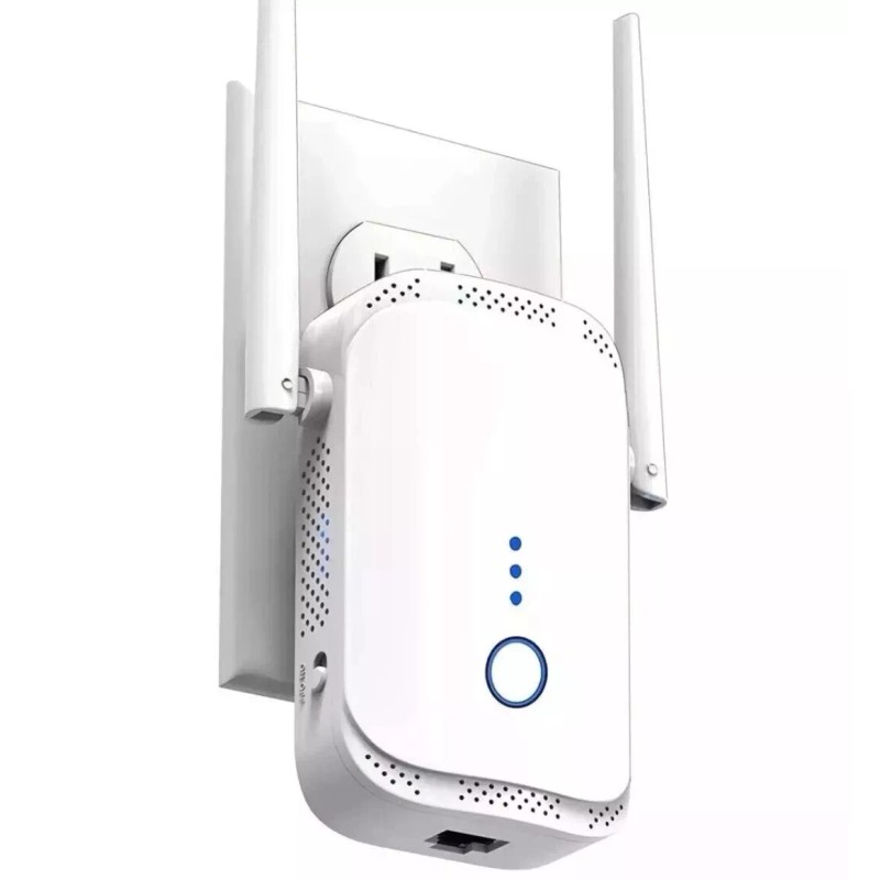 Macard WiFi Range Extender - Macard RE1200 White High Performance