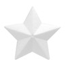 Glorex 3803 823 6 Styrofoam Polystyrene Star – White, 15 x 15 x 4 cm