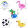 13 Pcs Inflatable Drink Holders Floats,Inflatable Pool Drink Cup Floating