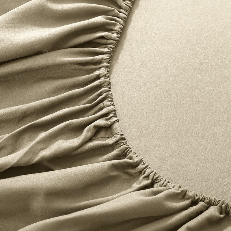 Hafaa Fitted Sheet Extra Deep Pocket Bed Sheet 16 inch