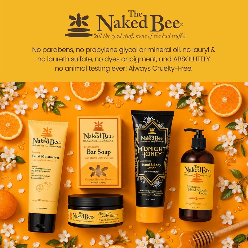 Naked Bee Orange Blossom Hand and Body Lotion (2 Pack)