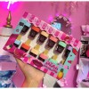 12 Tintas Labiales Forma De Paleta Larga Duración Lip Tint