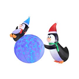 Occasions Christmas 6 Foot Inflatable Penguins with Swirling Lights(28840)