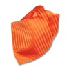 Vesuvio Napoli ORANGE Striped Pattern Hankerchief Pocket Square Hanky Men's