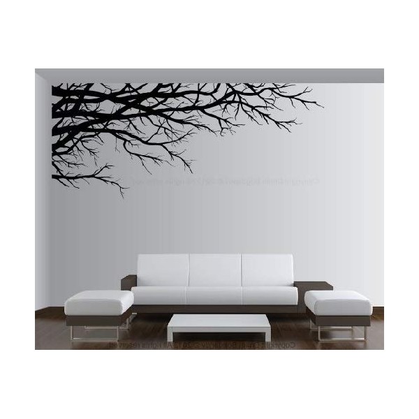 Vinyl Wall Art Mural Decal Tree Top Branches 67"(w) X