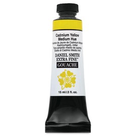 Daniel Smith Extra Fine Gouache - Cadmium Yellow Medium Hue, 15 ml Tube