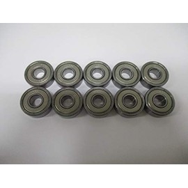Miniature Bearings [NSK ] Steel with Both Seals 608ZZ Inner Diameter 0.3 inches (8 mm) x Outer Diameter 0.9 inches (22 mm) x Width 0.3 inches (7 mm) (Pack of 10)