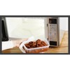 10 Inch Microwave Tempered Borosilicate Glass Plate Cover with Red