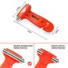 SZEOF 4 Packs Car Safety Hammer,Car Window Breaker with Seatbelt