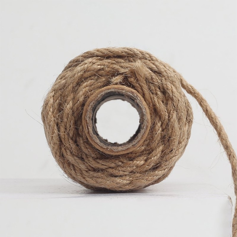 Tenn Well Strong Natural Jute Twine, 4mm Thick 66 Feet