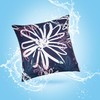 Pyonic Outdoor Waterproof Pillow Covers Pack of 2 Dahlia Water