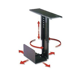 Ziotek Powder Coated Steel CPU Holder Under Desk Mount Cs-11