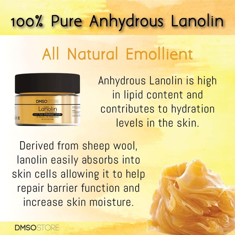 LANOLIN 4 lbs. USP Grade Anhydrous Ultra Refined 100% Pure