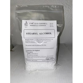 Stearyl Alcohol - High Purity - for Industrial & Beauty Use – Made in USA – Weight 1lb