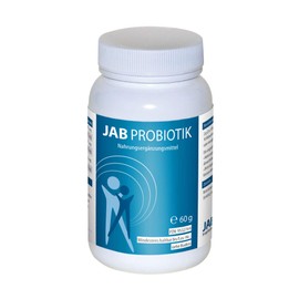 JAB biopharma Probiotics, high dose with 10 active bacterial cultures, colostrum and L-glutamine, 60 g powder
