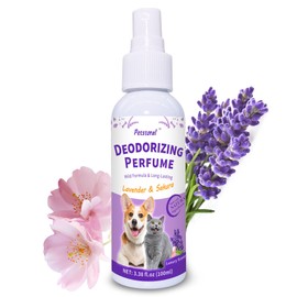 Petstoral Deodorizing Perfume Spray for Pets, luxury Scent, Long-Lasting Fragrance, 3.38 Fl Oz. (Lavender & Sakaru)