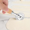 Pastry Wheel Cutter 2 PCS, Pasta Cutter Wheel with Long