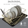 Kitchen Details Geode Deluxe Dish Drying Rack with Drain Board