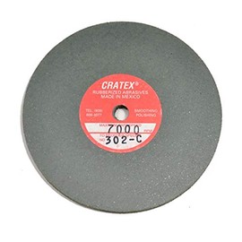 Cratex 302F Rubberized Abrasives Wheels 3X1/8X1/4 Fine