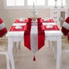 LCHULLE Table Runner / Tablecloth with Gemstones 210 x 33