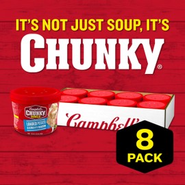 Campbell's Chunky Soup, Loaded Potato Seasoned with Bacon, 15.25 oz Microwavable Bowl (Case of 8)