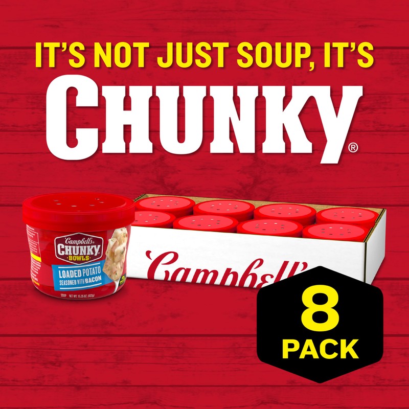 Campbell's Chunky Soup, Loaded Potato Seasoned with Bacon, 15.25 oz