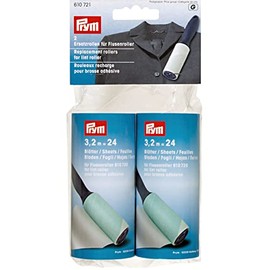 Prym 610.721 610721 Ersatzrollen für Flusenroller Replacement Rolls, Kunststoff, White, on size