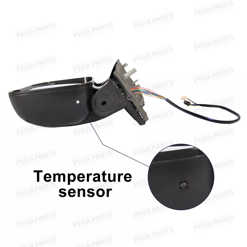 PEGAPARTS Mirror Heated Temp Sensor Driver Side For 2010-2024 RAM