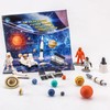 19PCS Planets Solar System Astronaut Figure Toy Children Solar Power