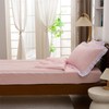 Aimuan Zipper Bedding Twin Zip Up Bedding Set Pink Checked