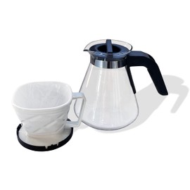 Prepara Coffee Pour Over, 10 Cup, White