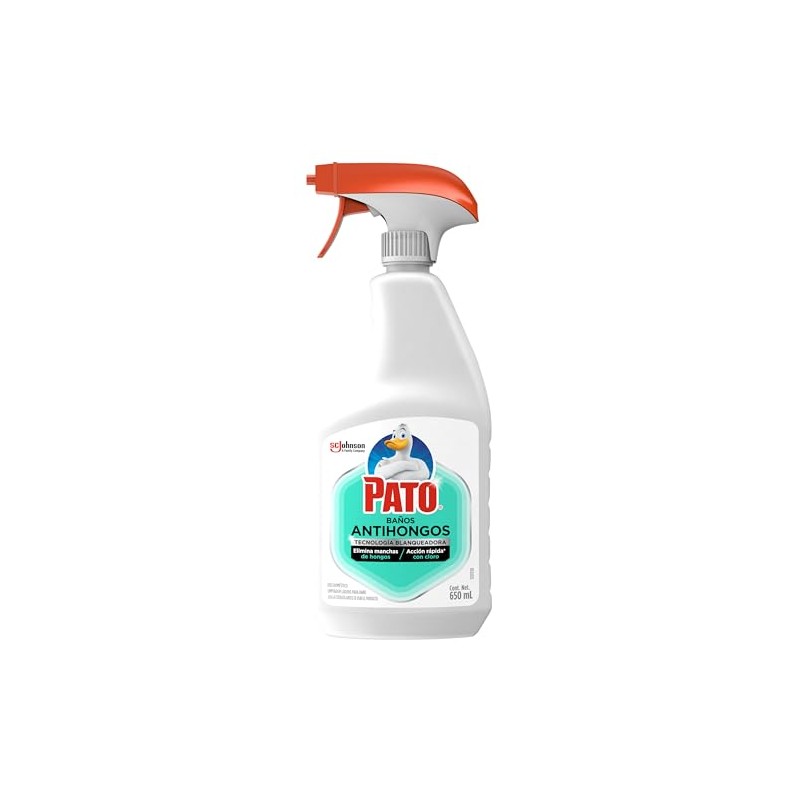 Pato Antihongos, Limpiador de Baños Con Cloro, Desinfecta y Elimina