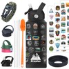Prnaiev National Parks Water Bottle 32 oz 3 Lids 80