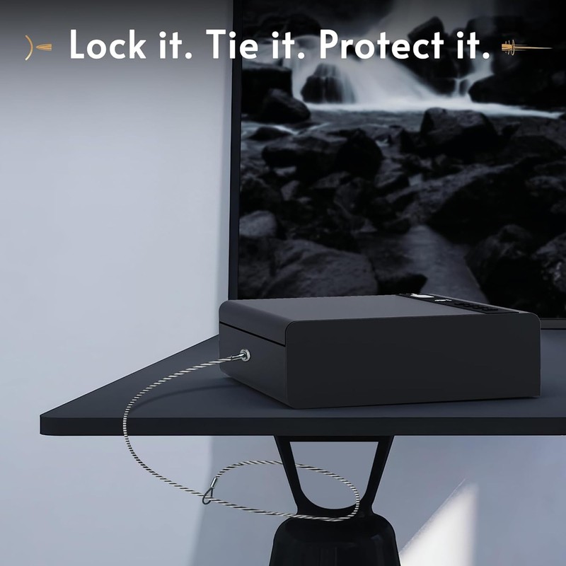 BE-TECH Biometric Gun Safe for Handgun, 0.22 Cubic Feet Fingerprint