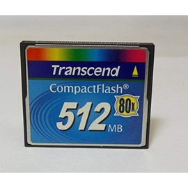 Transcend Flash Memory Card 512 MB 80x CF