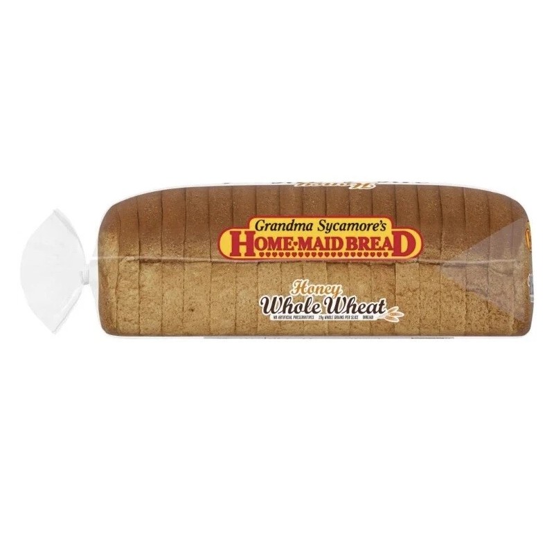 Brown Bread 2 PACK-Grandma Sycamore Honey Wheat Bread, Purchased Fresh
