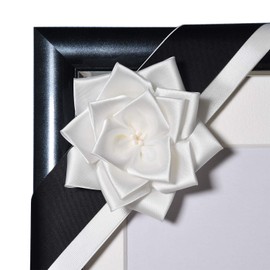 FUJICOLOR 905339 Portrait Picture Frame, Ribbon, Black