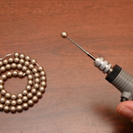 The Beadsmith Replacement Reamer Tip – Made of Steel – Diamond Coated – 2 Inches with a 3mm Tip for Opening and Enlarging Bead Holes – Use on Glass, Ceramic or Stone