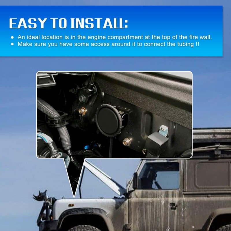 Differential Breather Kit Remove Air Pressure from Differentials Transmissions Transfer