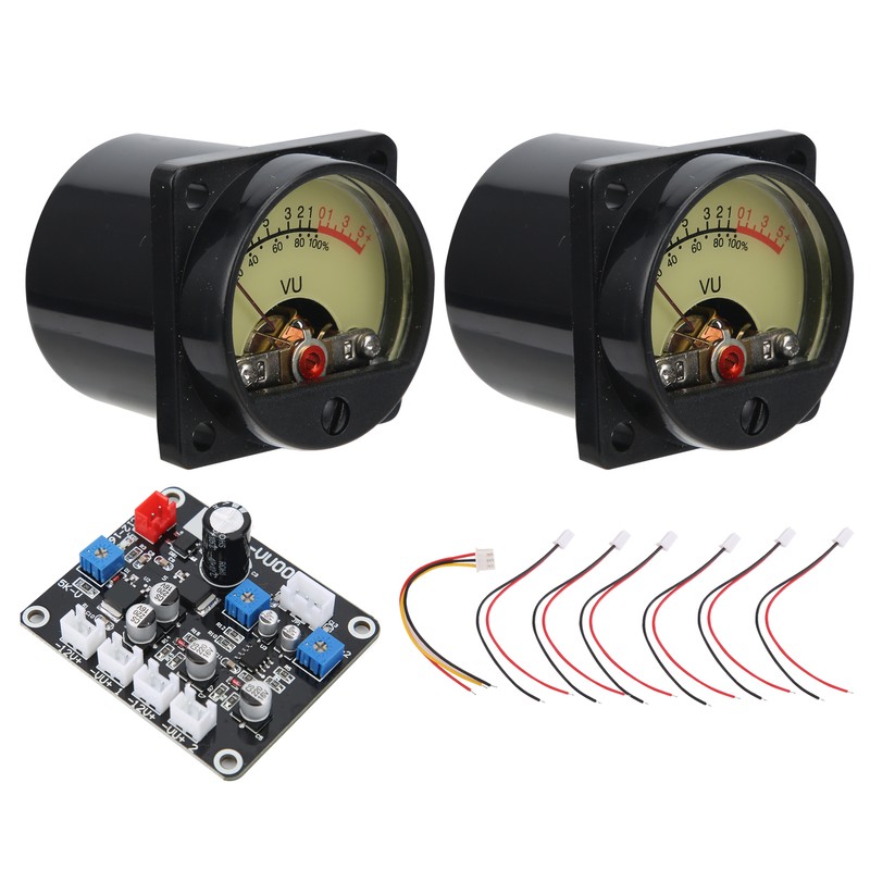 TS-DB35-Q 2PCS VU Meter with Driver Board DB Meter Sound