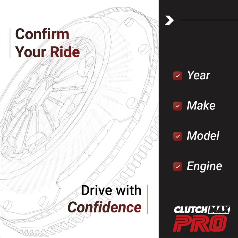 ClutchMaxPRO Heavy Duty OEM Clutch Kit Compatible with 1986 1987
